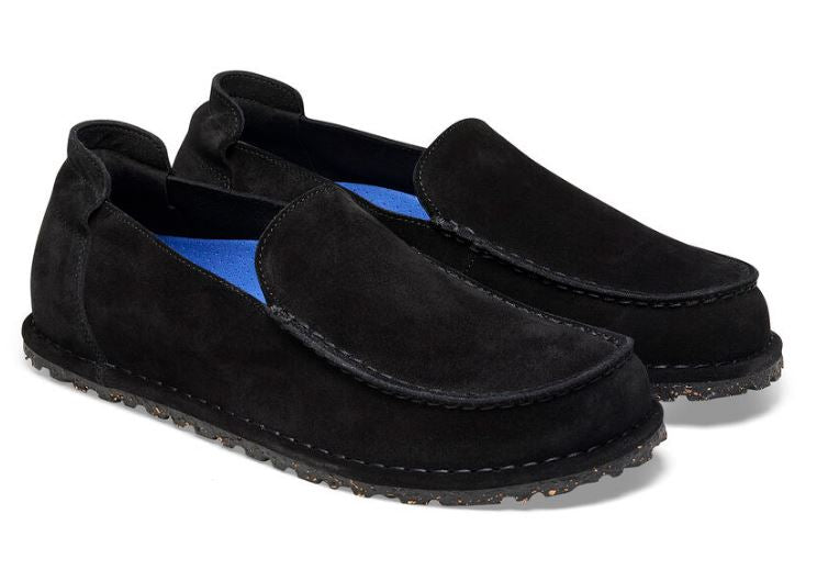 Birkenstock Black Utti Womens Suede Leather Cozy Shoes N1026099