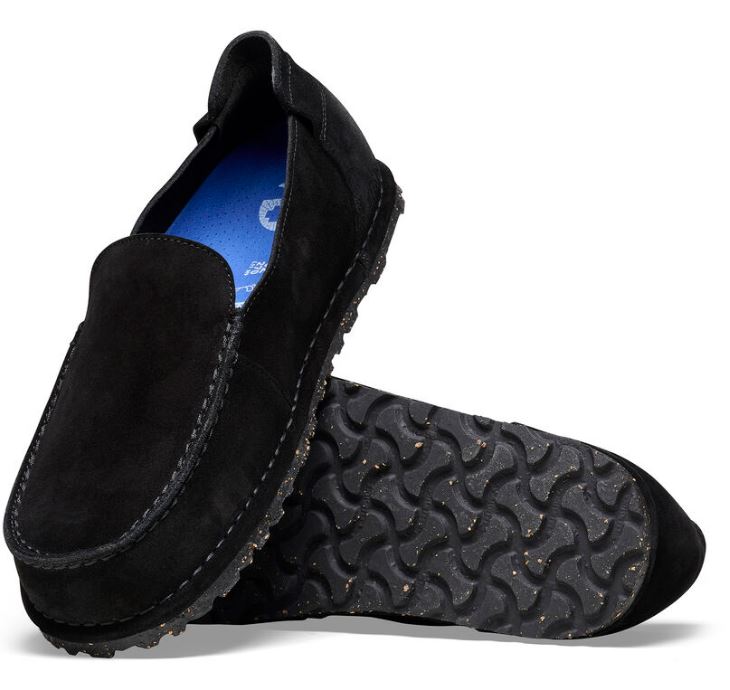 Birkenstock Black Utti Womens Suede Leather Cozy Shoes N1026099