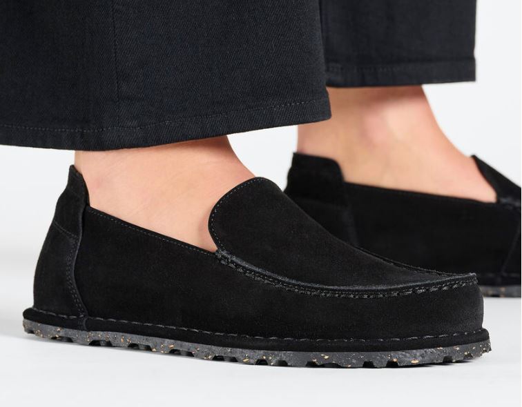 Birkenstock Black Utti Womens Suede Leather Cozy Shoes N1026099