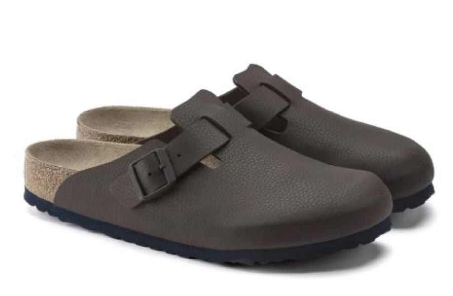 Birkenstock Brown/Desert Soil Roast Boston Soft Footbed Women's Clog Shoes 1020407