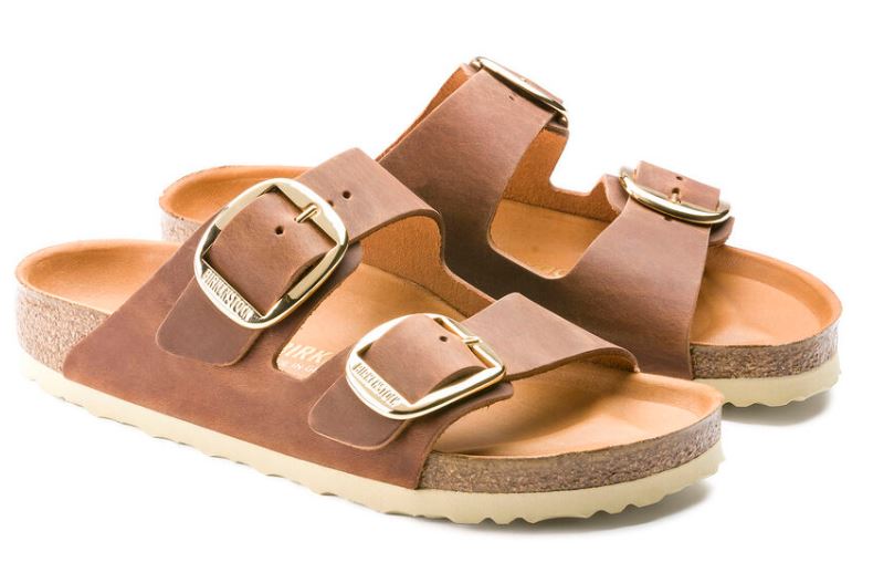Birkenstock Cognac Arizona Big Buckle Womens Sandals 1011072