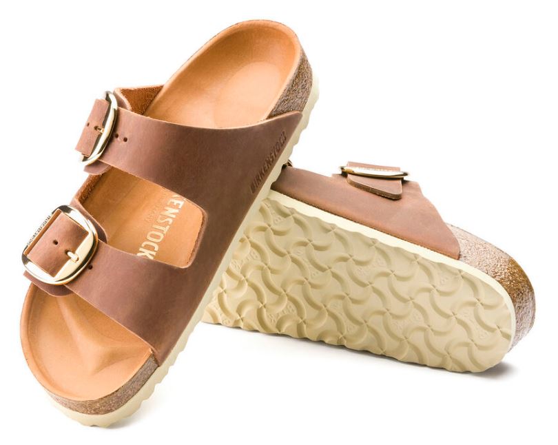 Birkenstock Cognac Arizona Big Buckle Womens Sandals 1011072