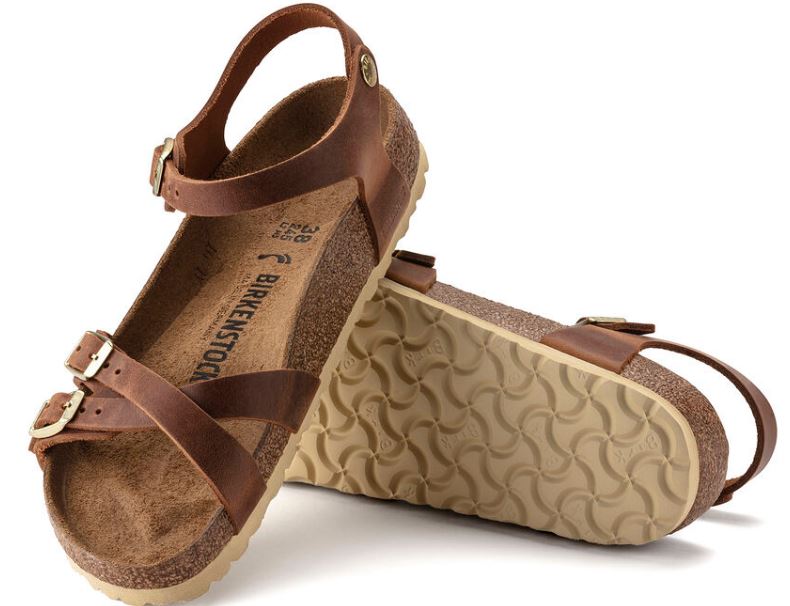 Birkenstock Cognac Kumba Womens Comfort Sandals R1021509