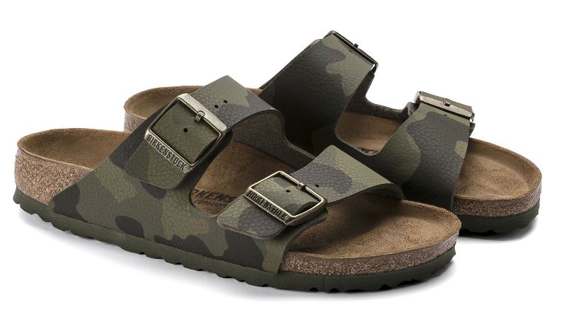 Birkenstock Desert Soil Camouflage Green Arizona Womens Sandals 1016790