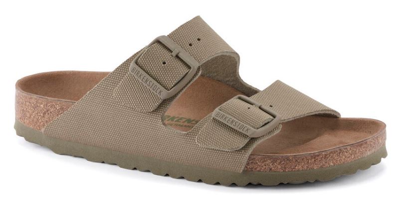 Birkenstock Faded Khaki Arizona Textile Womens Comfort Sandals R1023958