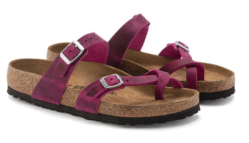Birkenstock Festival Fuchsia Oiled Leather Mayari Womens Sandals 1024034