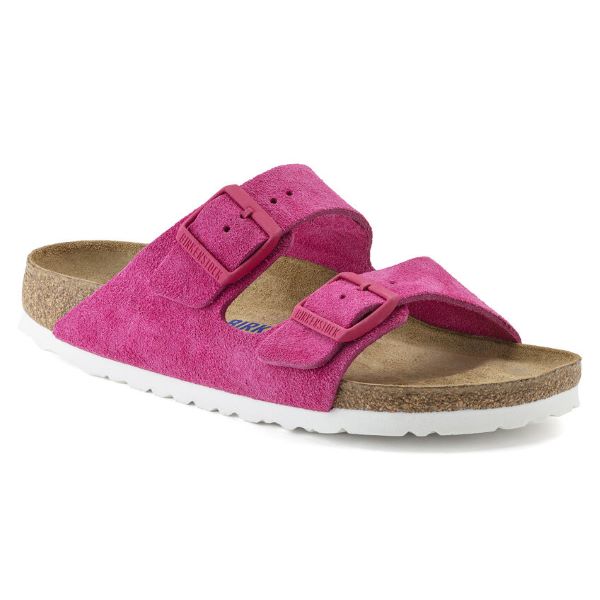 Birkenstock Fuchsia Tulip Arizona Soft Footbed Womens Sandals 1021433