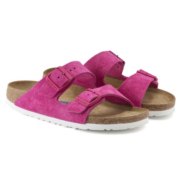 Birkenstock Fuchsia Tulip Arizona Soft Footbed Womens Sandals 1021433