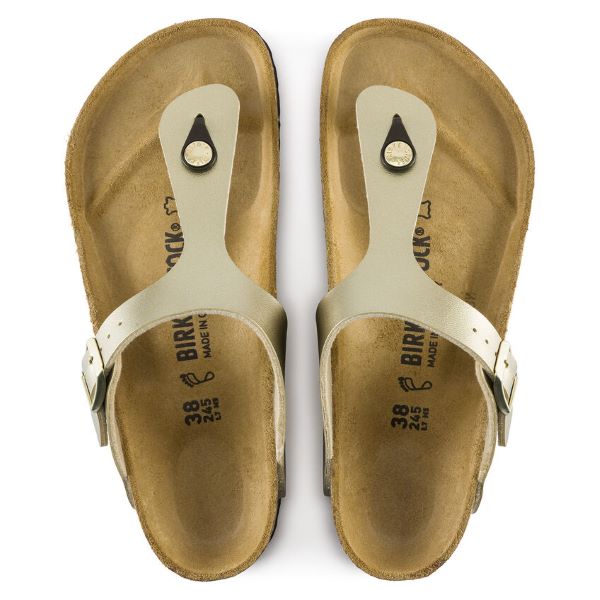 Birkenstock Gold Gizeh Birko-Flor Womens Sandals 1016108