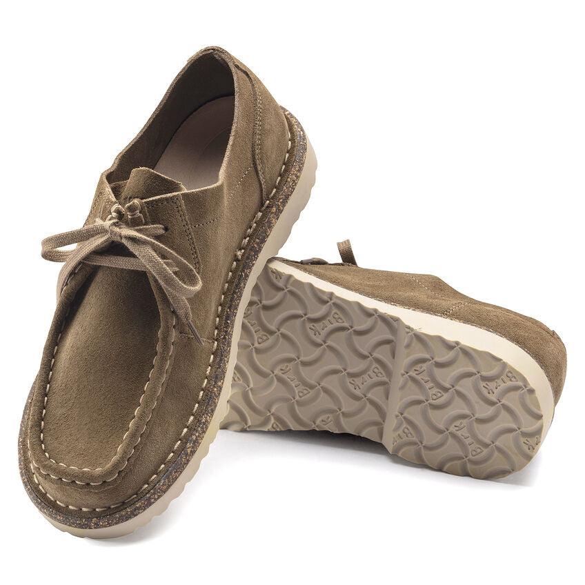 Birkenstock Gray Taupe Pasadena III Men's Moc Toe Walking Shoes R1019154