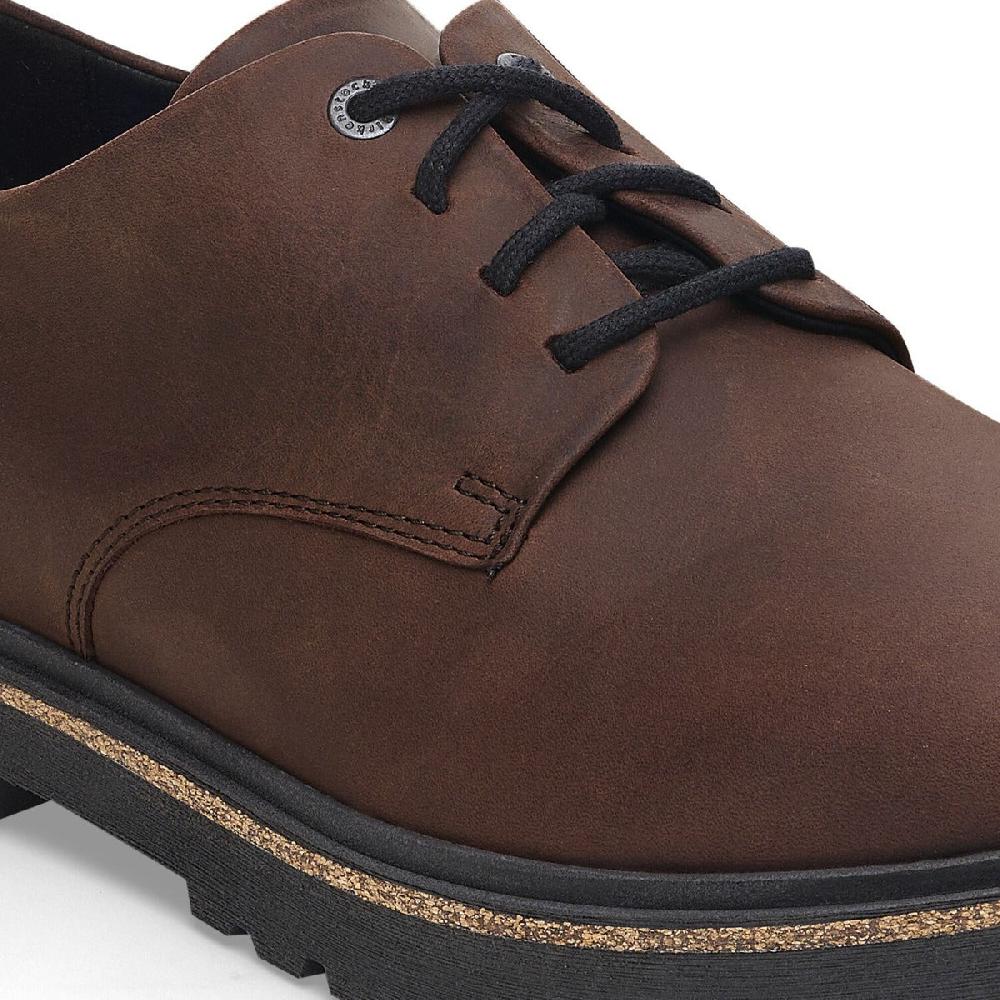 Birkenstock Habana Oiled Leather Highwood Lace Low Men's Shoes R1028093