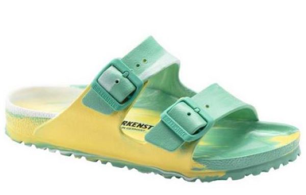 Birkenstock Jade And Yellow Arizona Bold EVA Multi Womens Sandals 1019477