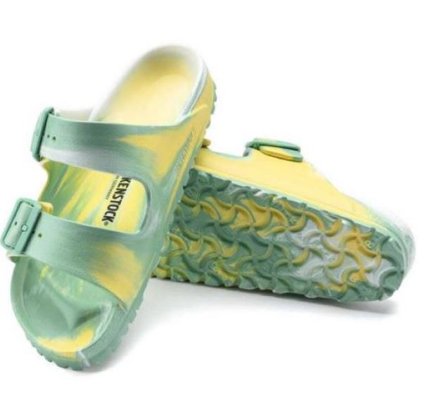 Birkenstock Jade And Yellow Arizona Bold EVA Multi Womens Sandals 1019477