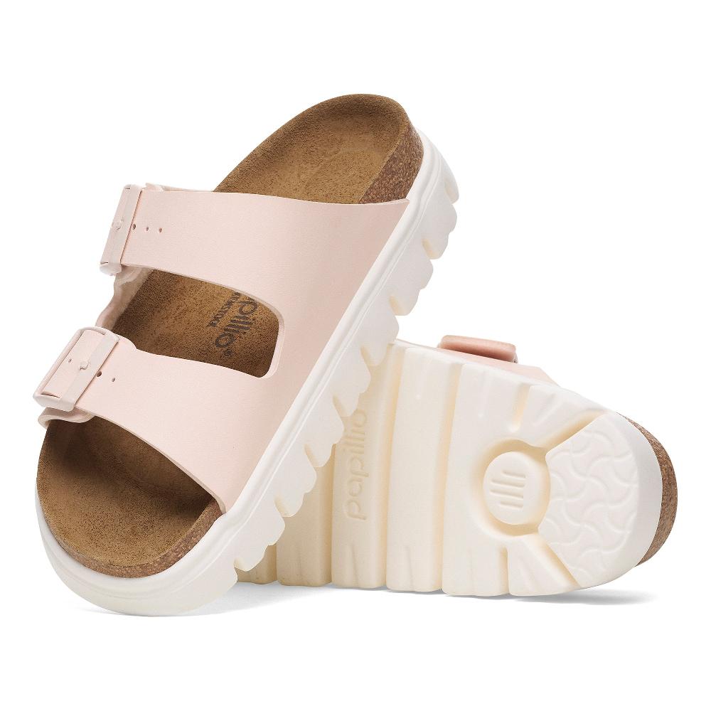 Birkenstock Light Rose Arizona Chunky Birko-Flor Women's Sandals N1029110