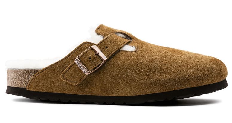 Birkenstock Mink Boston Shearling Womens Clogs R1001140