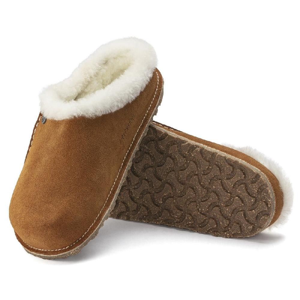 Birkenstock Mink Suede Leather Zermatt Premium Women's Slippers N1023145
