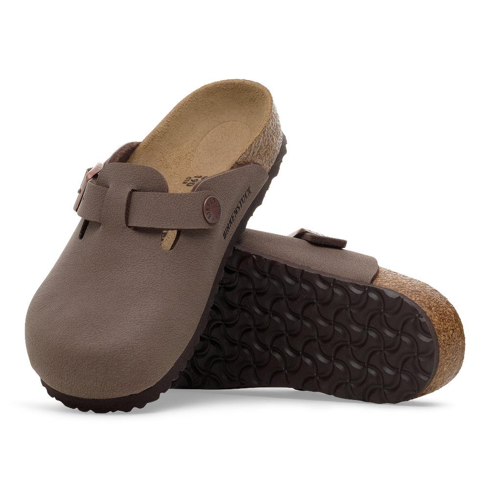 Birkenstock Mocca Boston Big Kids Birkibuc Clogs N1030809
