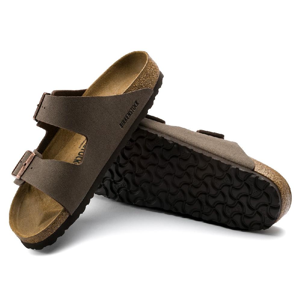 Birkenstock Mocha Birko-Flor Birkibuc Arizona Men's Sandals 115181-MEN