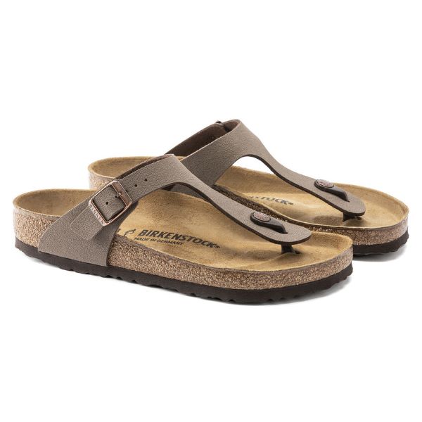 Birkenstock Mocha Gizeh Birkibuc Womens Sandals 0043751