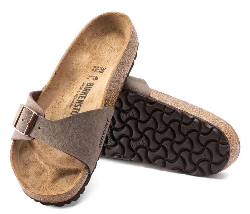 Birkenstock Mocha Madrid Birkibuc Womens Sandals 40093