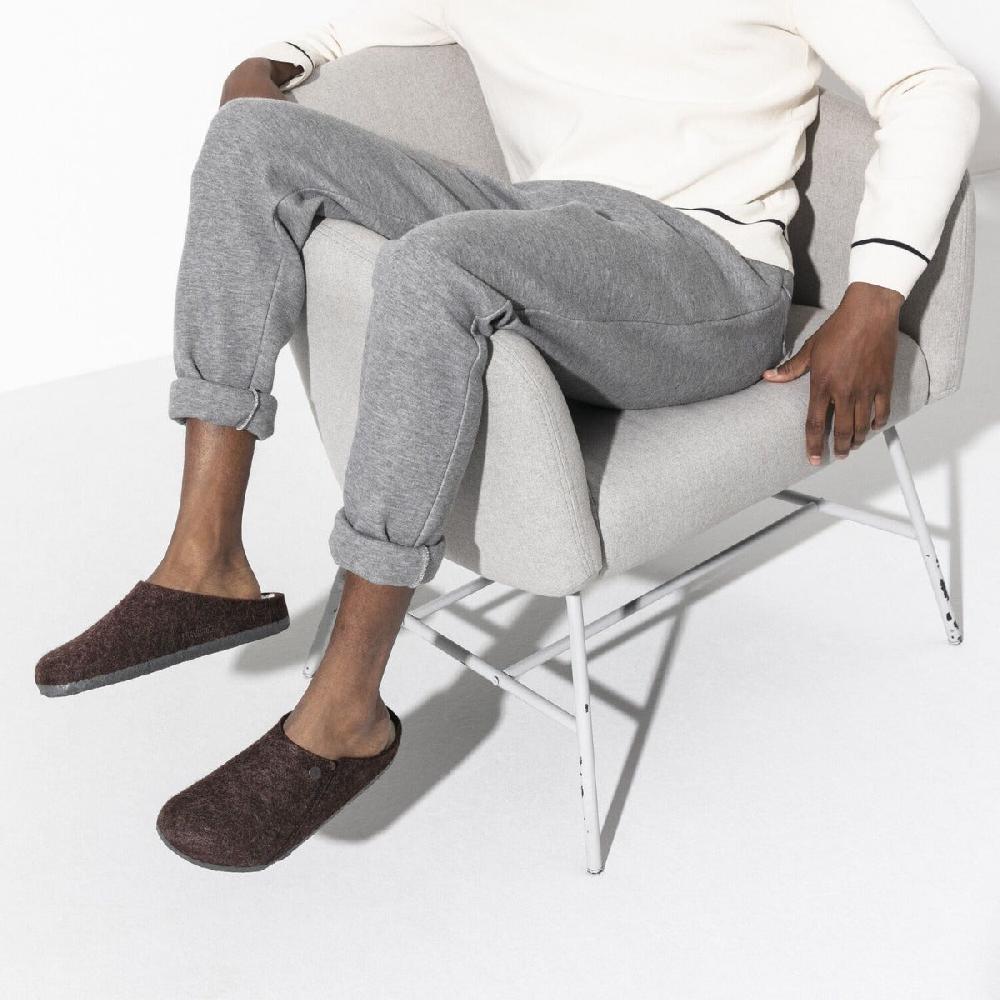 Birkenstock Mocha Zermatt Shearling Men's Slippers R1016570