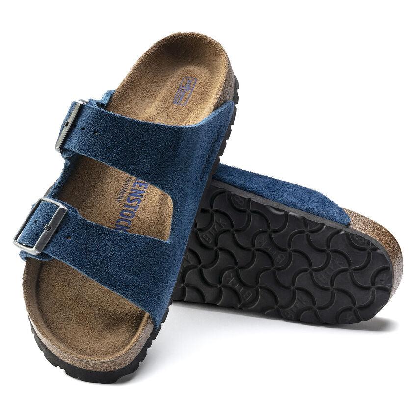 Birkenstock Moroccan Blue Arizona Soft Footbed Ladies Sandals N1018142