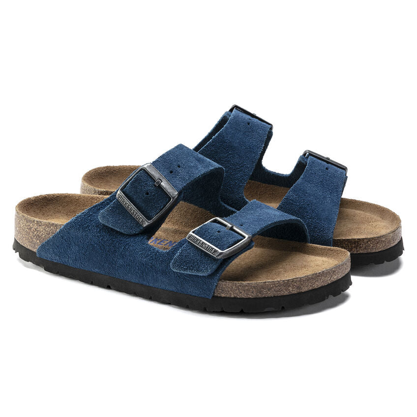 Birkenstock Moroccan Blue Arizona Soft Footbed Ladies Sandals N1018142