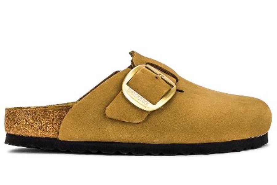 Birkenstock Mud Green Big Buckle Women's Clog Shoes 1017953