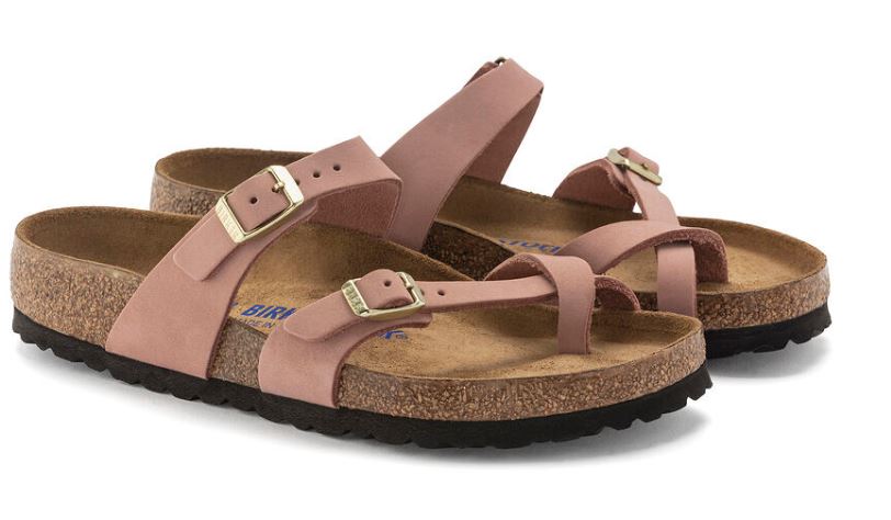 Birkenstock Old Rose Mayari Soft Footbed Womens Comfort Sandals R1023964
