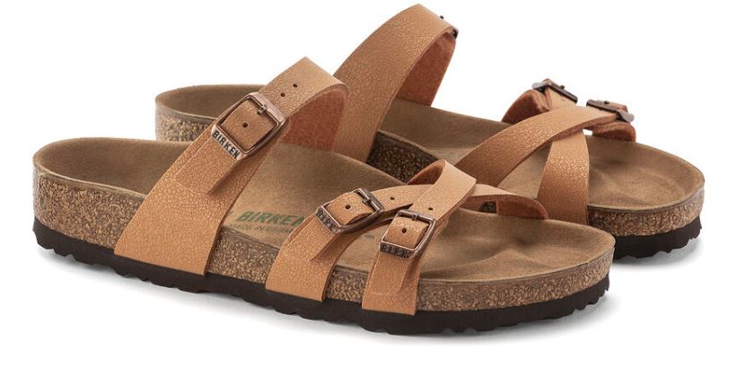 Birkenstock Pecan Franca Vegan Birkibuc Womens Sandals 1024992