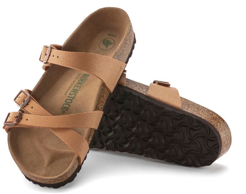 Birkenstock Pecan Franca Vegan Birkibuc Womens Sandals 1024992