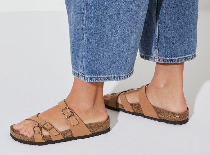 Birkenstock Pecan Franca Vegan Birkibuc Womens Sandals 1024992