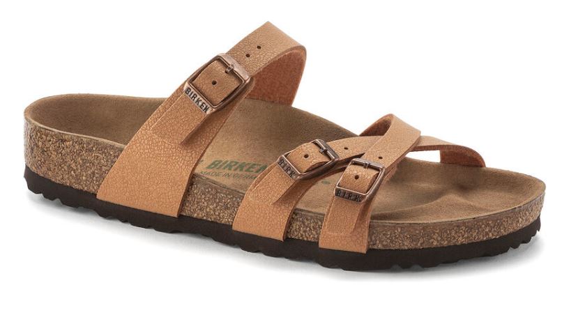 Birkenstock Pecan Franca Vegan Birkibuc Womens Sandals 1024992