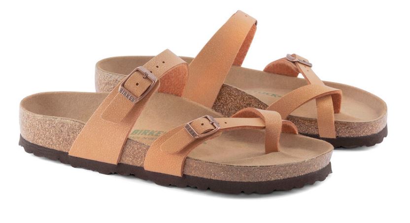 Birkenstock Pecan Mayari Vegan Birkibuc Womens Sandals 1025007