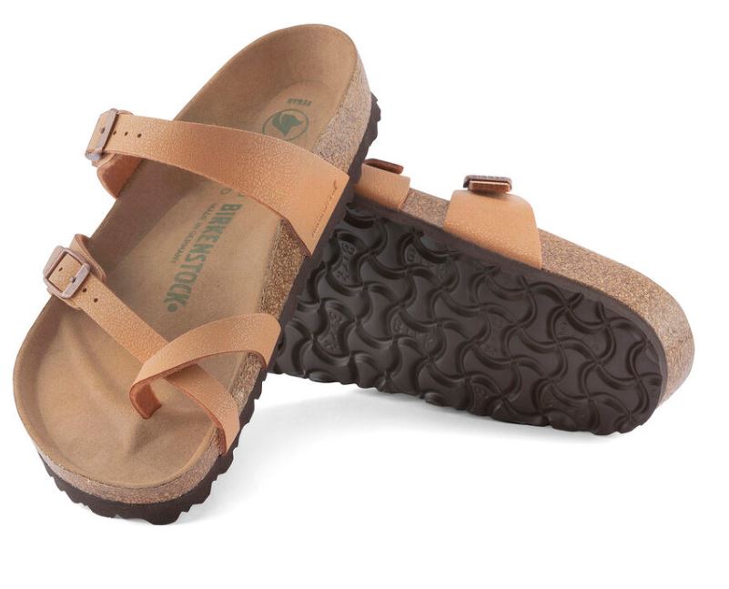 Birkenstock Pecan Mayari Vegan Birkibuc Womens Sandals 1025007
