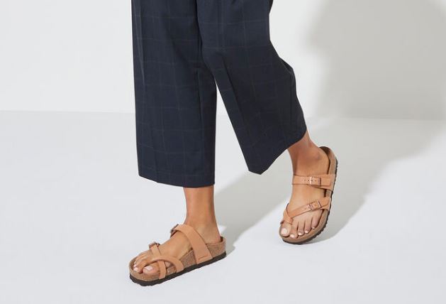 Birkenstock Pecan Mayari Vegan Birkibuc Womens Sandals 1025007