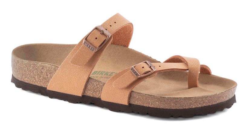 Birkenstock Pecan Mayari Vegan Birkibuc Womens Sandals 1025007