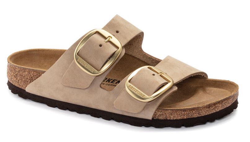 Birkenstock Sandcastle Arizona Big Buckle Womens Slides 1023957
