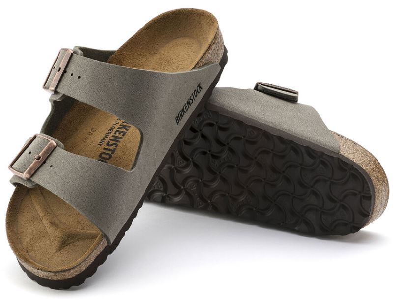 Birkenstock Stone Arizona Birkibuc Womens Sandals 151213