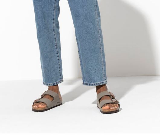 Birkenstock Stone Arizona Birkibuc Womens Sandals 151213