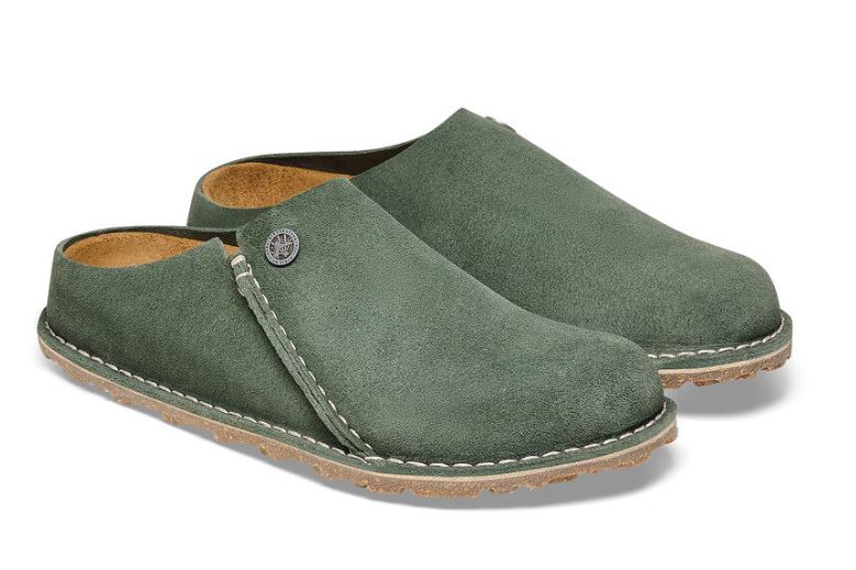 Birkenstock Thyme Zermatt Premium Womens Suede Leather Clogs N1025144