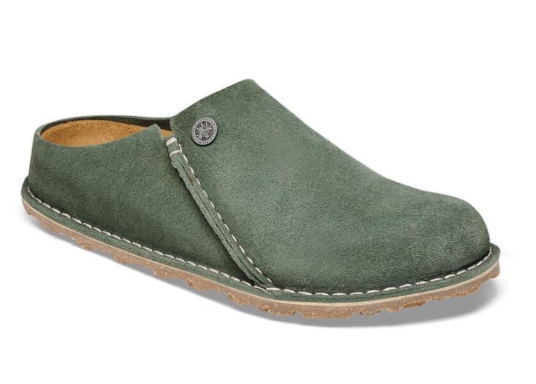 Birkenstock Thyme Zermatt Premium Womens Suede Leather Clogs N1025144