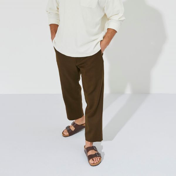 Birkenstock Vintage Wood Roast Arizona Grip Leather Men's Sandals R1023117