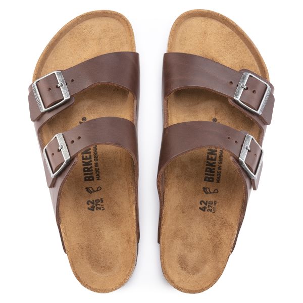 Birkenstock Vintage Wood Roast Arizona Grip Leather Men's Sandals R1023117