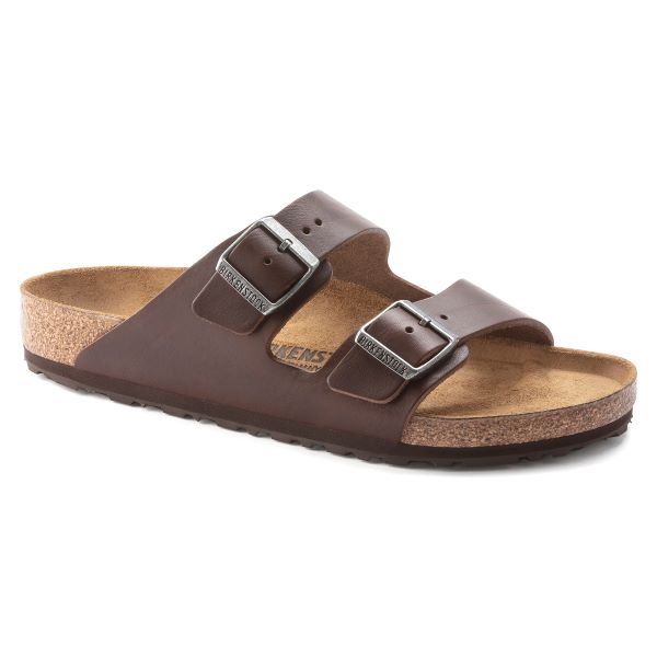 Birkenstock Vintage Wood Roast Arizona Grip Leather Men's Sandals R1023117
