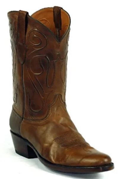 Black Jack Boots Burnished Peanut Mens Ranch Hand Western Boots BP405-64