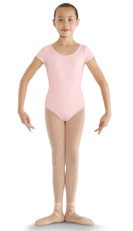 Bloch Black Bellflower Girls Cap Sleeve Leotard CL8832
