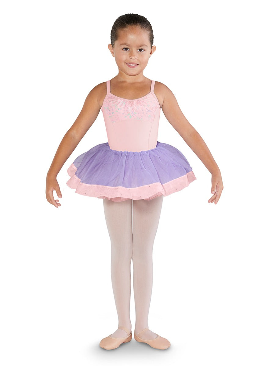 Bloch Cecily Floral Printed Childrens Camisole Leotard CL3577