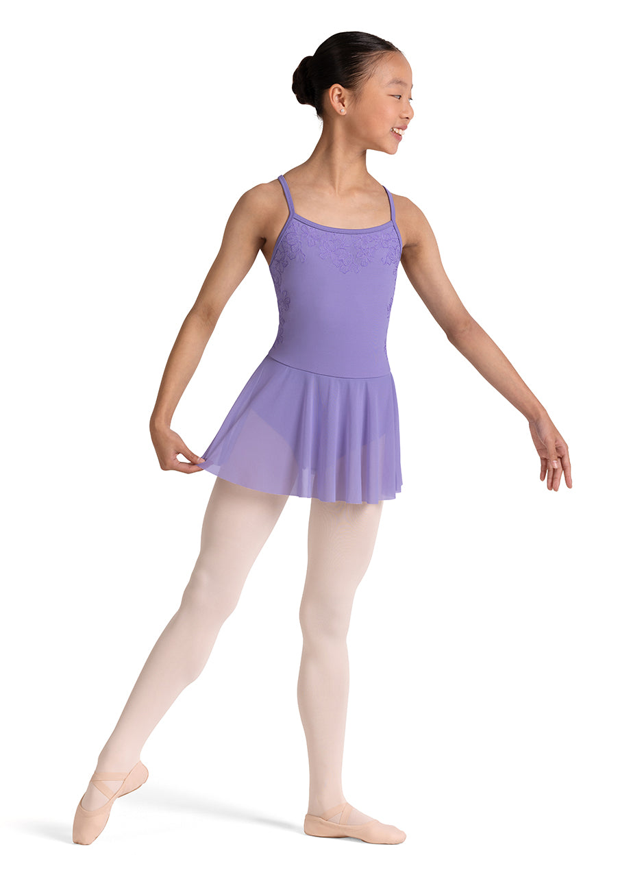 Bloch Embroidered Skirted Camisole Leotard CL70003