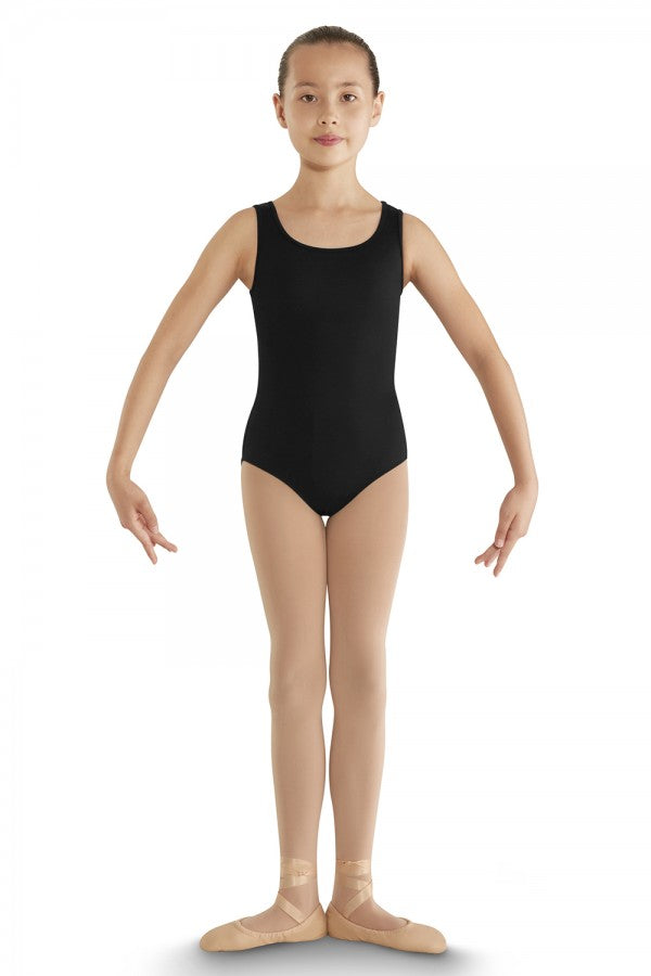 Bloch Gladiolus Girls Tank Top Leotard Triple Bow Back Design CL8835